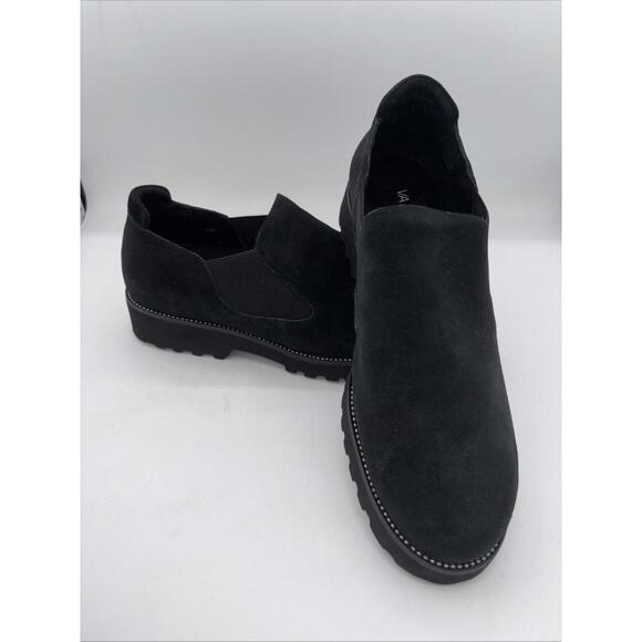 VANELi Zivana Suede‎ Slip On Loafers Womens Black Size 11 - Picture 1 of 9
